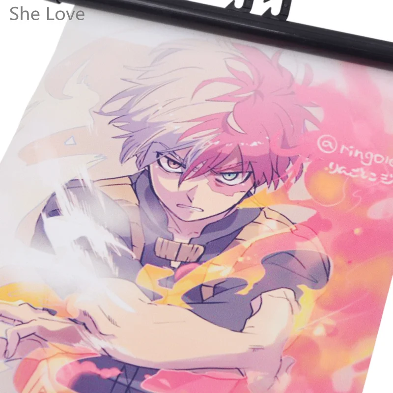 Она любит японского аниме мой герой Academy персонаж плакат стены прокрутки