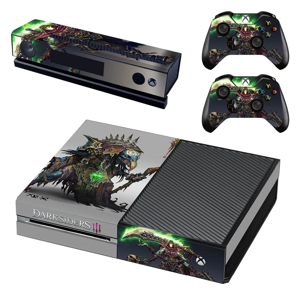 Новая наклейка на кожу для Xbox One консоль и Kinect и 2 контроллера для Xbox One Наклейка на кожу винил-затемнители 3