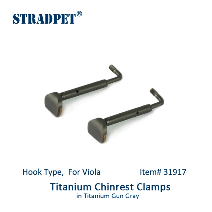 Титановые зажимы STRADPET для подножки шеи серого цвета с крючком Альта аксессуары