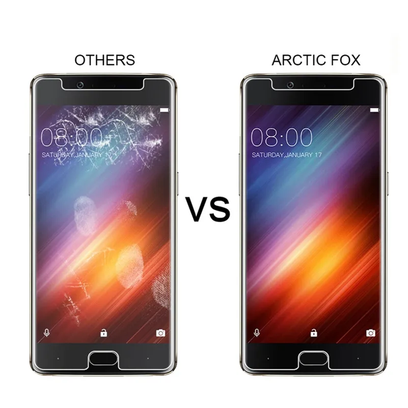 9H 2.5D 0.26mm Tempered Glass Protector For Doogee shoot 1 LED Screen Toughened Protective Film Cover | Мобильные телефоны и