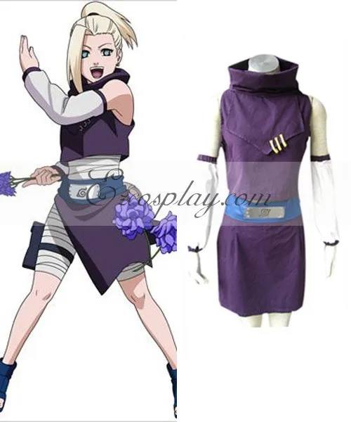 Наряд японского аниме Наруто Яманака Ино 1 й карнавальный костюм E001|cosplay costume|ino