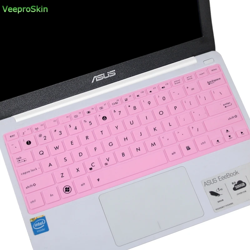 Для Asus Vivobook 11,6 12 E203NAS200E E200HA X200CA X200MA K200MA X202E X205TA F202E F200MA 11,6 ''чехол для клавиатуры ноутбука кожи