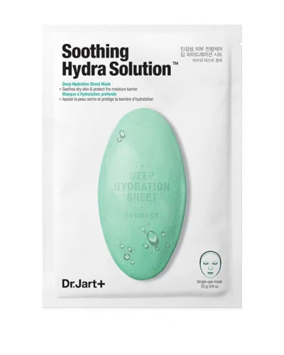 Dr. Jart + Dermask водная струя Успокаивающая Гидра раствор Корейская маска для лица 3 шт