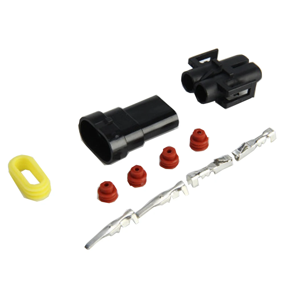 

Автомобиль Мотоцикл H8/H9/H11/880/881 водонепроницаемый DIY мужской женский быстрый адаптер соединительные клеммы комплект штекеров
