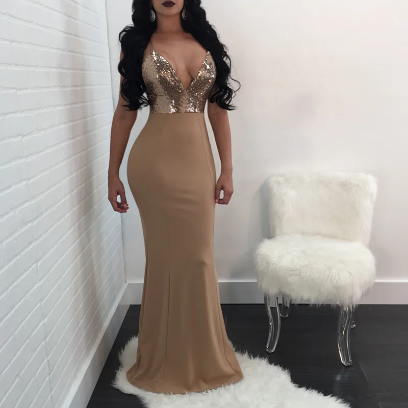 ZTVitality 2018 Vestidos Новое поступление сексуальное лоскутное длинное платье с v