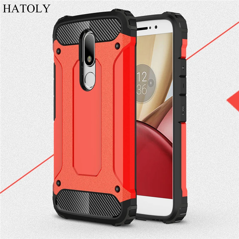 Hatoly СПС Coque Motorola Moto M Чехол Тяжелая Броня тонкий противоударный чехол силиконовый