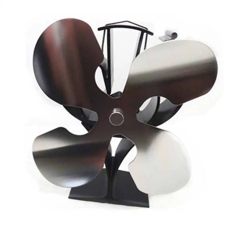 Деревянная горелка Voda серебристая 4 лезвия|stove fan|fan stoveheating wood stoves |