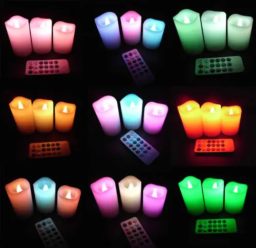 3 шт./компл. беспроводной пульт дистанционного управления электрический цвет