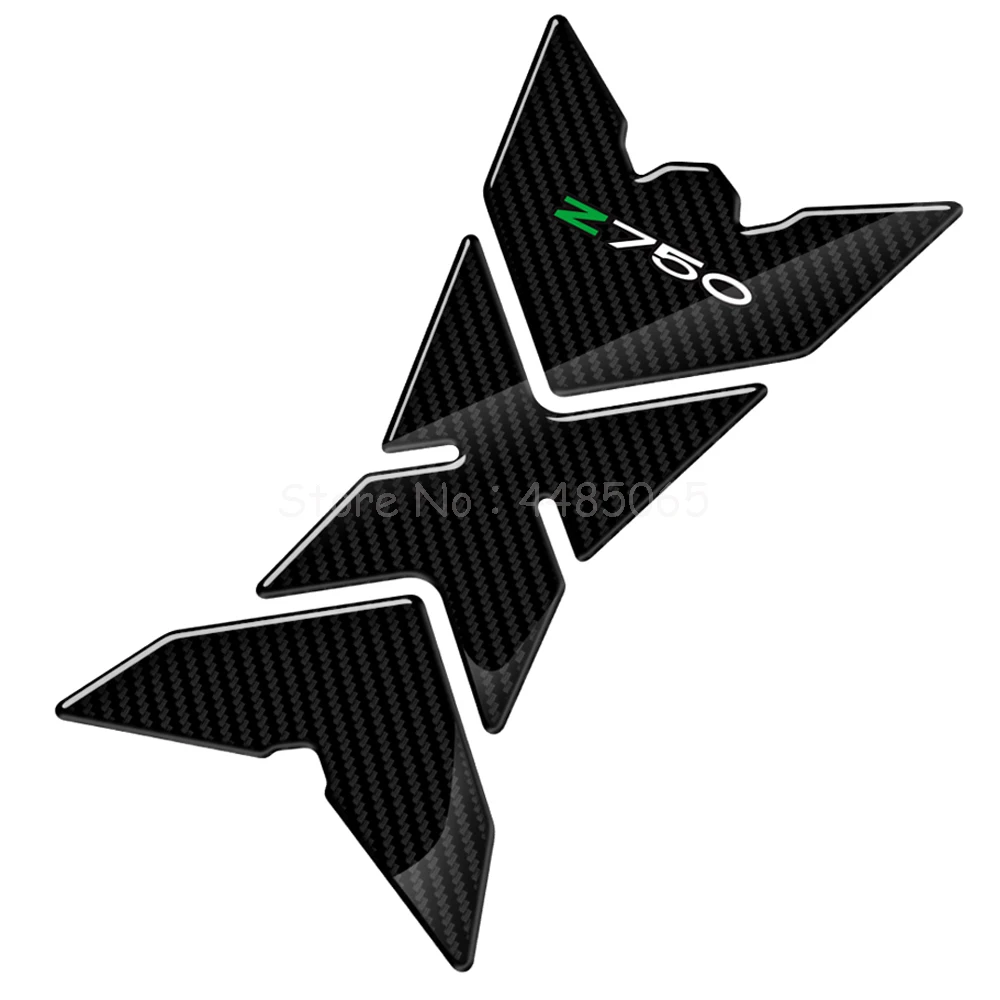 Для мотоцикла Kawasaki Z750 Z800 Z900 3D углеродный протектор для Наклейка Наклейки |