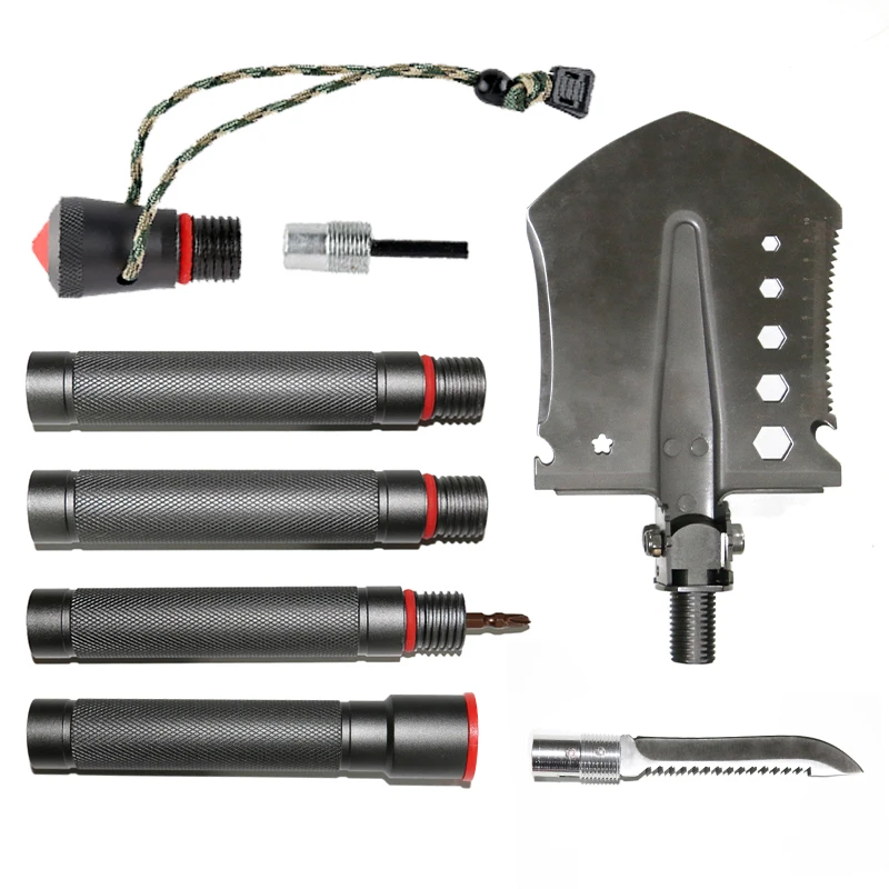 Многофункциональный Тактический Кемпинг Лопата Выживание Шпателем Из