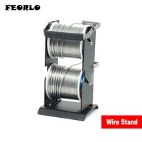 feorlo sy 227 2 tin solder wire rack line frame line seat all metal double tin wire rack welding wire bracket hand tool sets