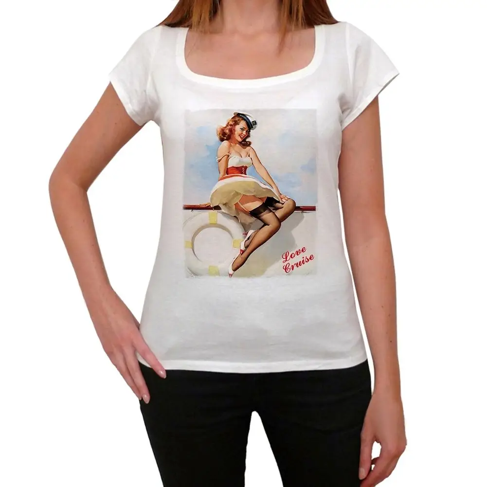 Круизная футболка с принтом Pin up Damen|t-shirt t-shirt|t-shirt dt-shirt damen |