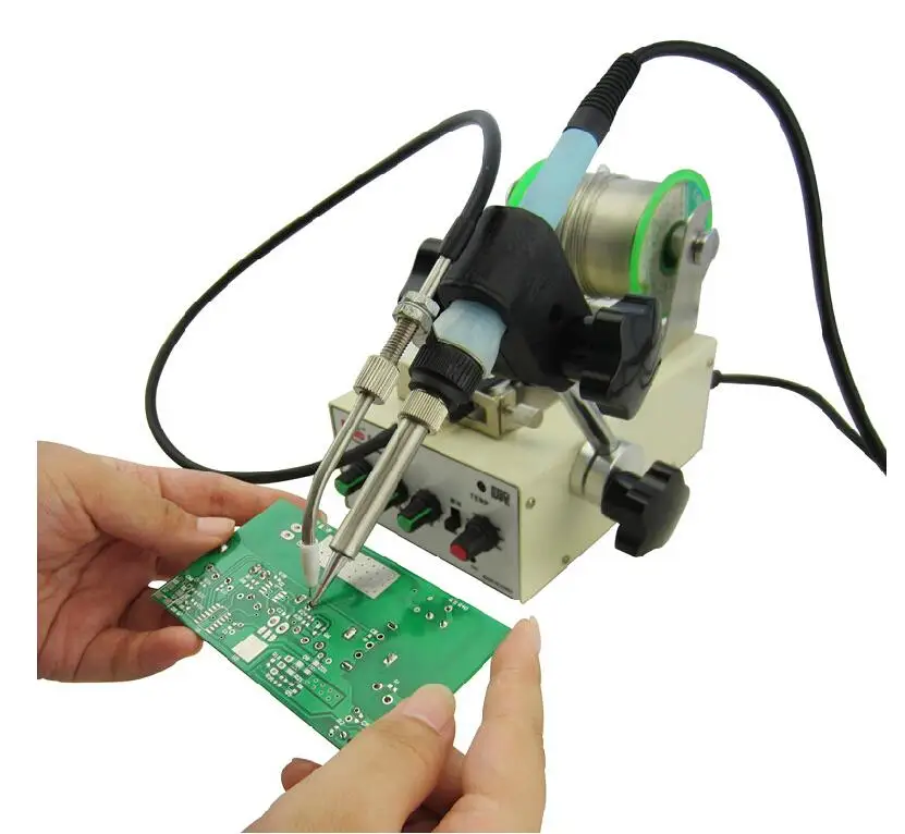 Automatic Soldering Iron Machine Tin Feeding Constant Temperature Pedal Fixed Type | Инструменты