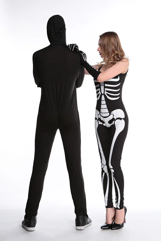 Новинка 2020 карнавальные вечерние костюмы на Хэллоуин мужской костюм скелета