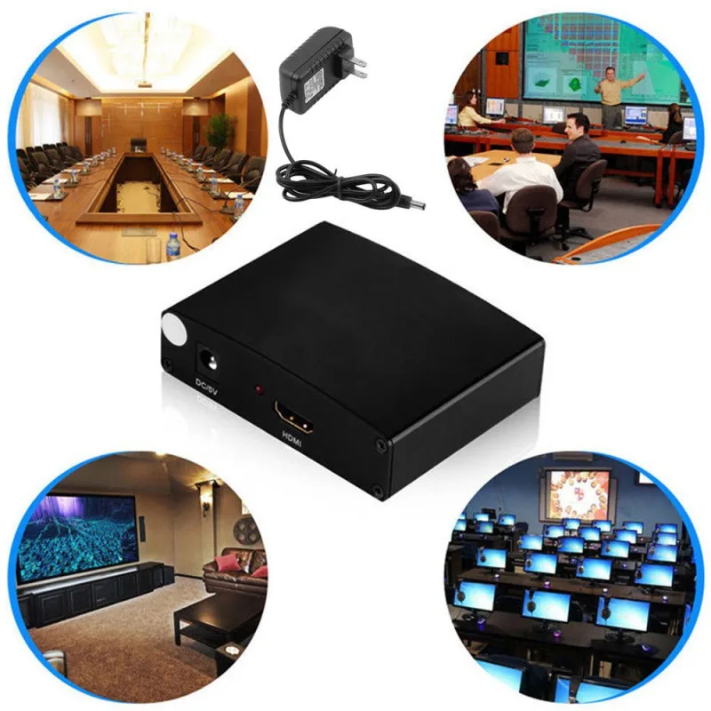 4K HDMI к 5RCA RGB компонент YPbPr видео + R/L аудио адаптер конвертер HD TV DVD |