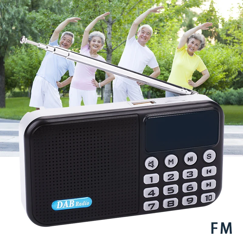 DAB/DAB + FM радио MP3 карман оборудование Bluetooth Динамик удобный