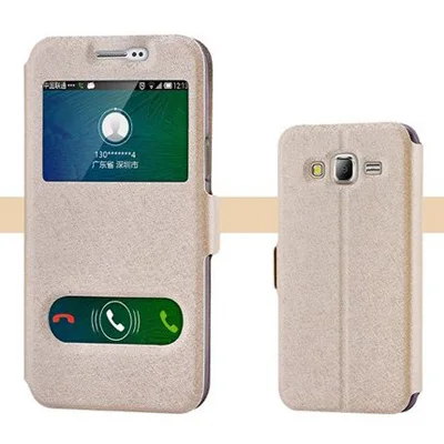 2 Кожаная подставка из ТПУ флип-чехол для samsung Galaxy j5 J500 J5008 SM-J500F чехол для телефона в виде ракушки чехол с окошком для samsung j5 - Цвет: 2
