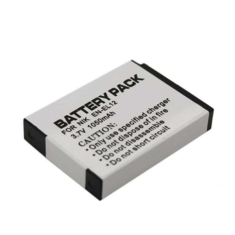 LPD 1050 мАч 100% Новый Сменный аккумулятор для камеры Nikon N EL12 ENEL12 S1200PJ AW100 S8200 S6200 S1000PJ