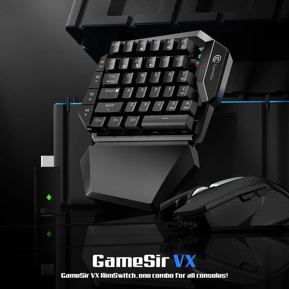 GameSir коврик VX AimSwitch с клавиатурой и мышью один комбо для всех консолей играть игры