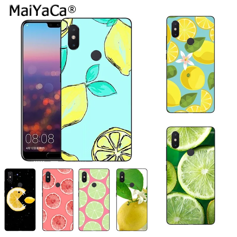 Роскошный чехол MaiYaCa lemon fruit для телефона xiaomi mi 8 se 6 note2 note3 redmi 5 plus note4 | Мобильные