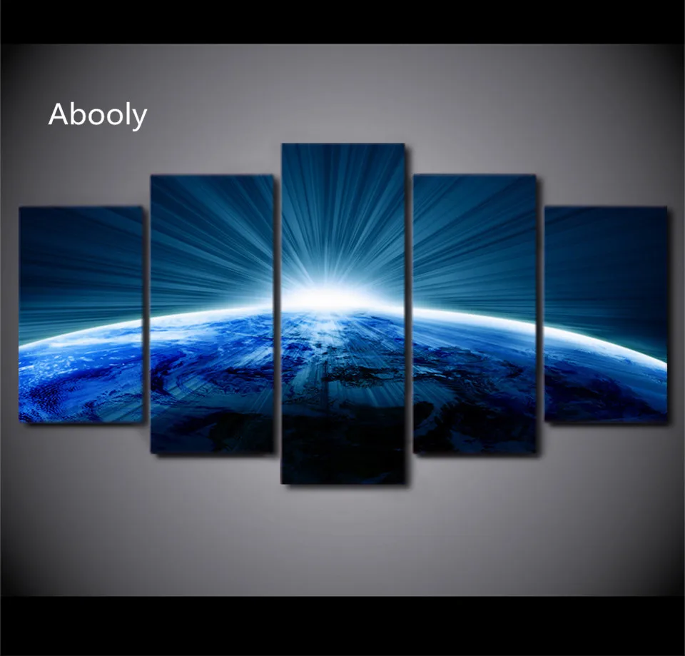 HD с 5 piececanvas стены Книги по искусству живопись каллиграфия Ходячие мертвецы seasonr