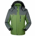 Зимняя куртка для мужчин и женщин зимнее пальто плюс толстый бархат теплая водонепроницаемая ветровка пуховик и парка 6XL - 9XL 2018 черныйсинийкрасный