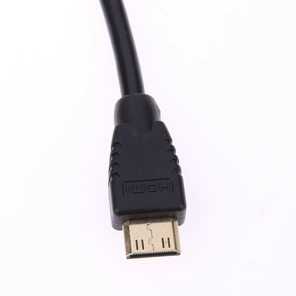 Мини HDMI Мужской к HDMI Женский конвертер Кабель-адаптер Шнур 1080P мини HDMI к HDMI адаптер для ноутбука компьютера высокого качества переходник