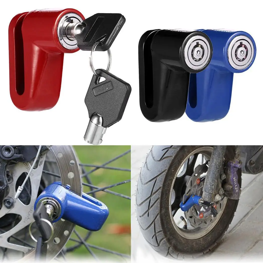 Безопасность Противоугонный мотоцикл велосипед мопед скутер около 9 мм 6