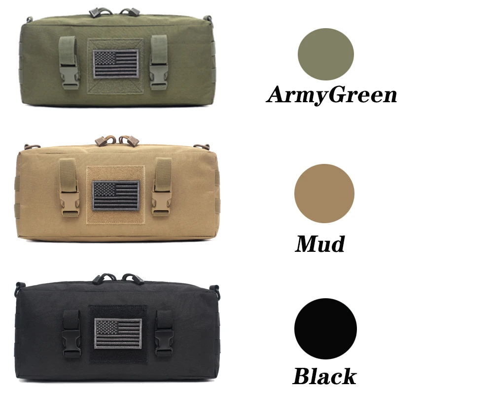 Тактическая охотничья поясная Сумка MOLLE для мужчин универсальная 3 сторонняя