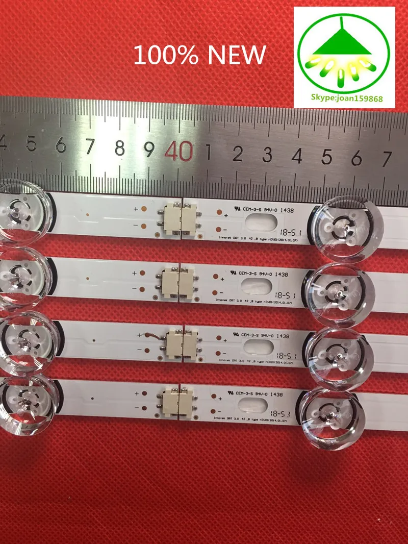 Новинка 100% светодиодные ленты 8 шт. (4 * A 4 B) для LG INNOTEK DRT 3 0 42 дюйма-A/B Тип 6916L 1709B 1710B