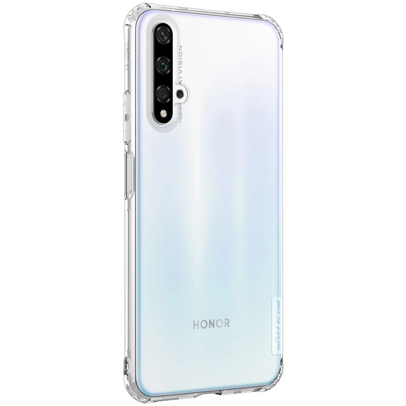 Clear Nillkin гелевый бампер чехол для huawei Honor 20 прозрачный силиконовый чехол для Honor 20 PRO ТПУ защитный чехол - Цвет: Clear