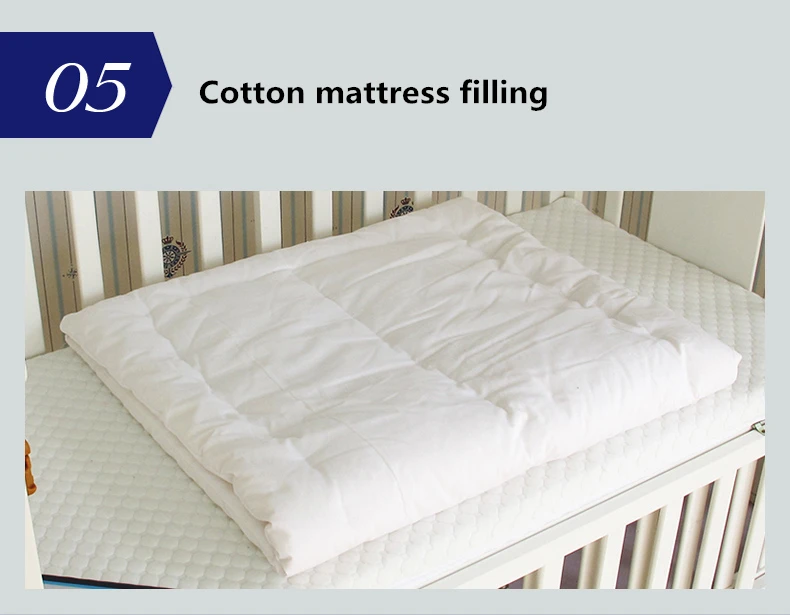 

6pcs/set Cute Cotton Children Baby Bedding Set Comfortable Crib Bumper+Mattress Organizer Cot Kit Newborn Baby Bed Linens,7 size