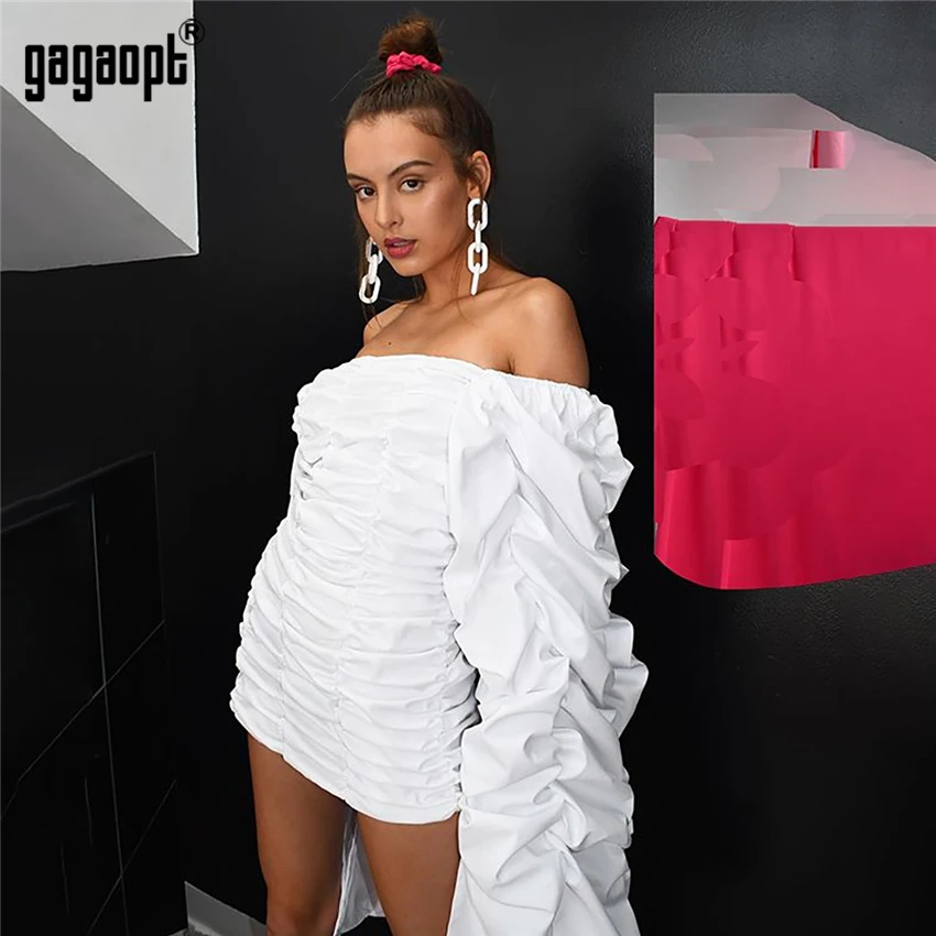 Gagaopt женские обтягивающие платья со шнуровкой Бандажное платье с длинными