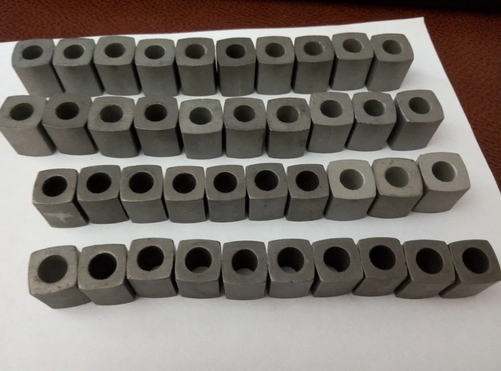 YG8 Tungsten Carbide Power Feed Contact W12*L12*H15*ID6mm for EDM Wire Cutting Machine | Инструменты