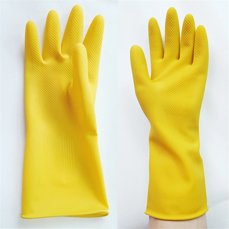 Для мытья посуды Перчатки Водонепроницаемый латекса для Прачечная по дому дома