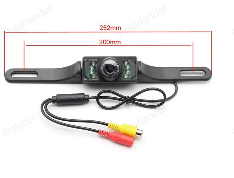 5 Inch TFT 800*480 Car Parking Mirror Monitor 2 Video input + Night Vision Reverse Backup 7 LED Rear View Camera | Автомобили и