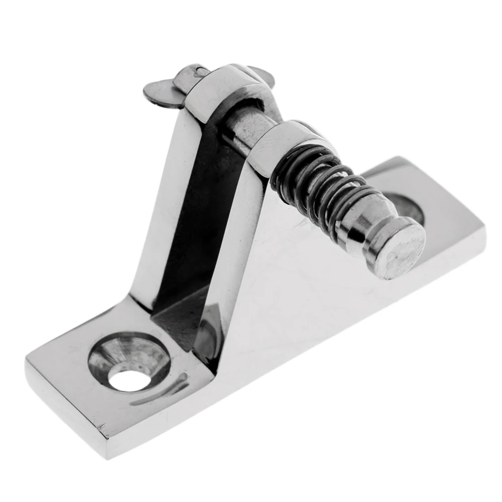 

AUTO -316 Stainless Steel Bimini Boat Top Deck Hinge Fitting Quick Release Marine Rowing Boats Fishing Kayak Canoe Boat Access