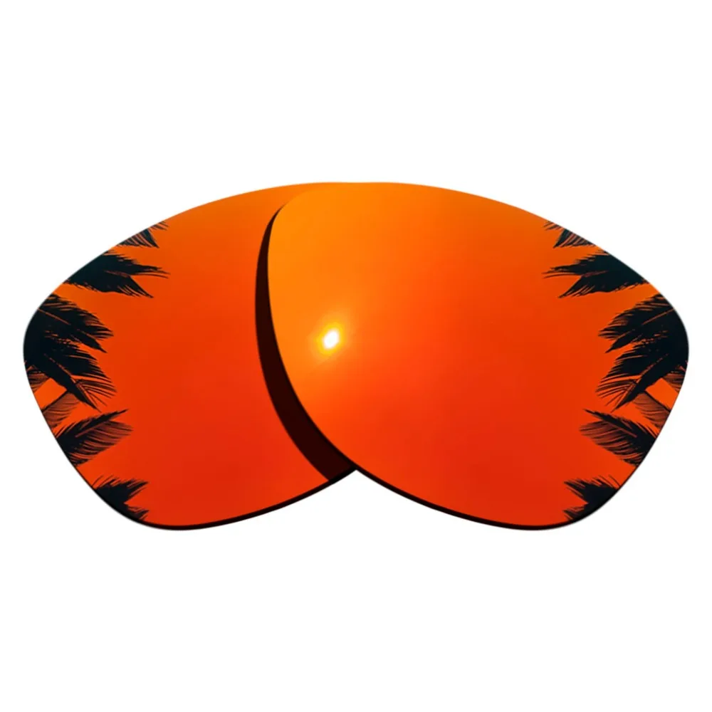 (Оранжево красное зеркальное покрытие + черный) 2 пары поляризованных сменных