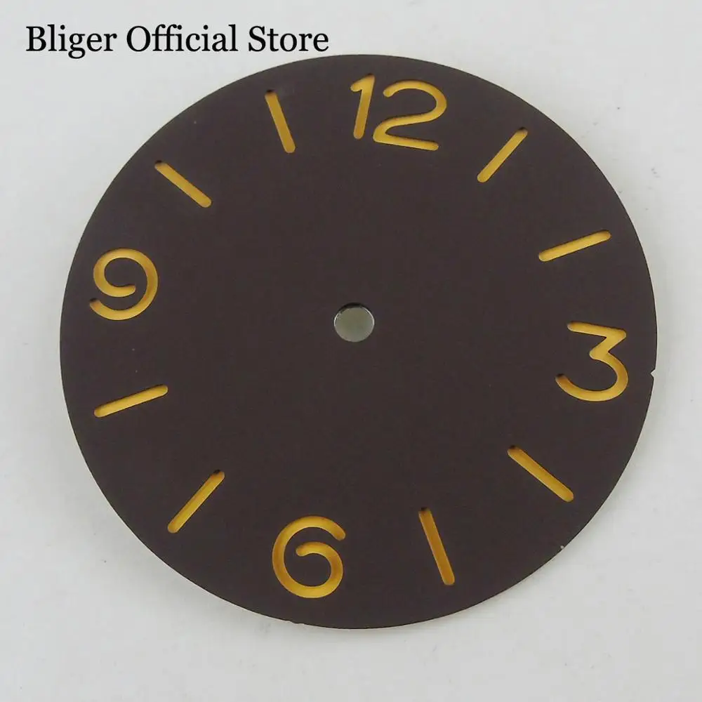 Циферблат для часов BLIGER Coffee 38 9 мм ETA 6497 6498 | Наручные часы