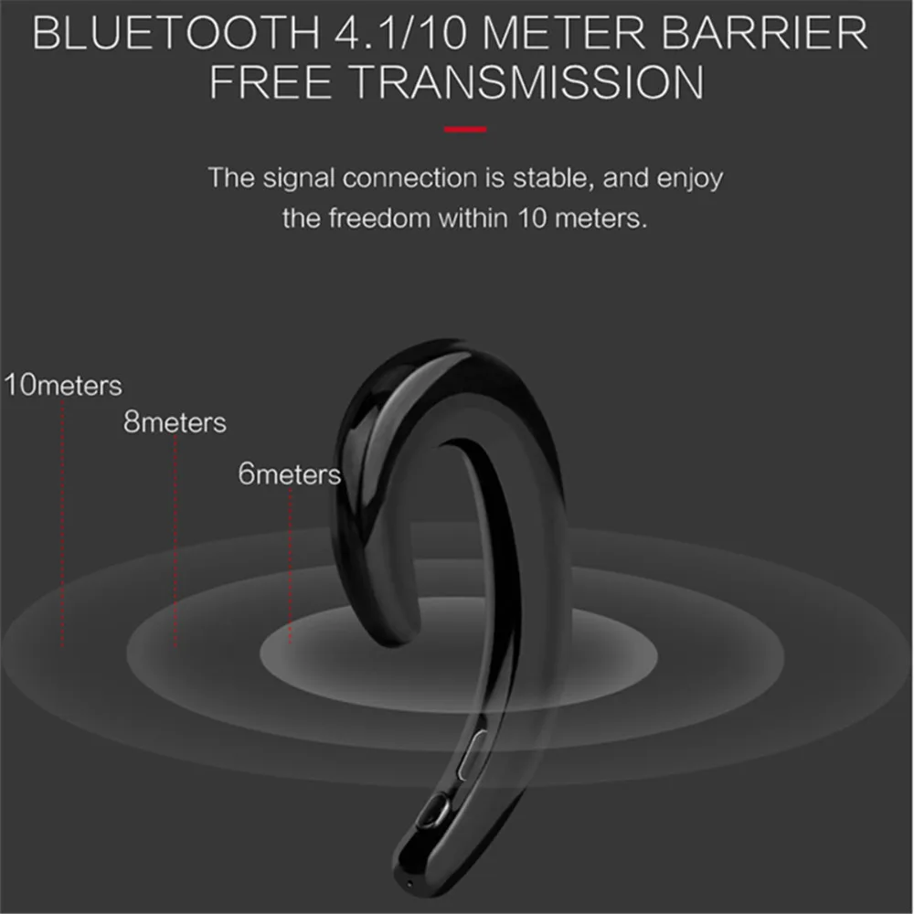 Беспроводные наушники K8 с костной проводимостью bluetooth-гарнитура микрофоном fone de