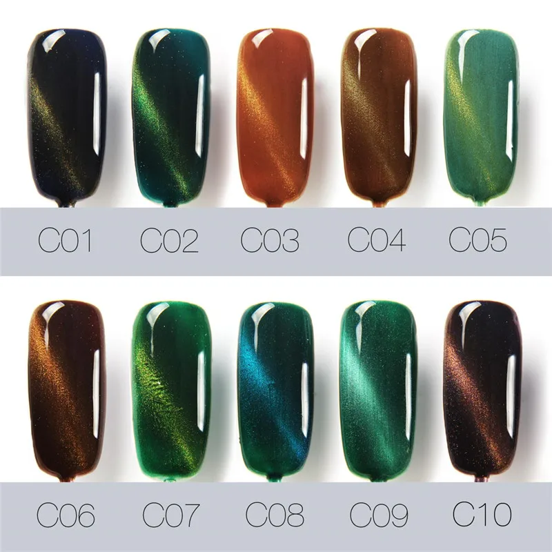 FOCALLURE очки в стиле кошачий глаз магнит УФ светодиодный Гель лак для ногтей