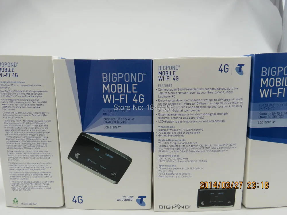 Sierra 4G 100M Aircard 760S Modem Router Unlocked Optus