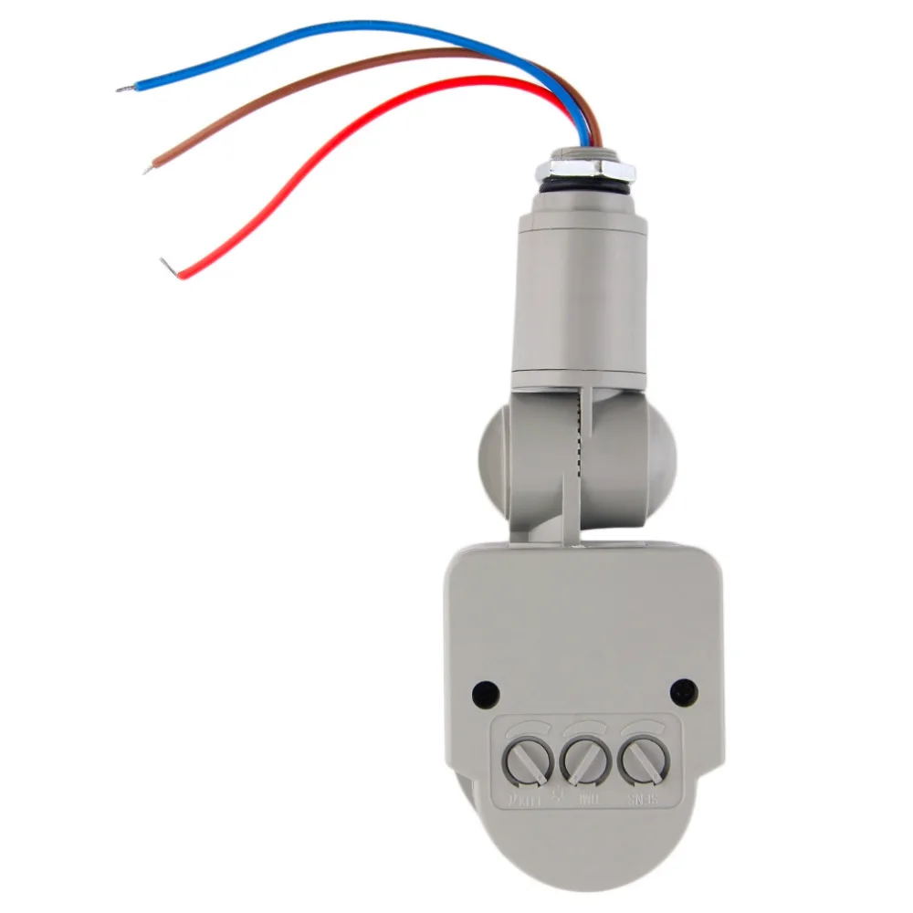 Наружный автоматический инфракрасный PIR-датчик движения переключатель для