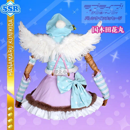 Аниме! Lovelive Sunshine Aqours Kunikida Hanamaru милое рождественское платье для пробуждения хора
