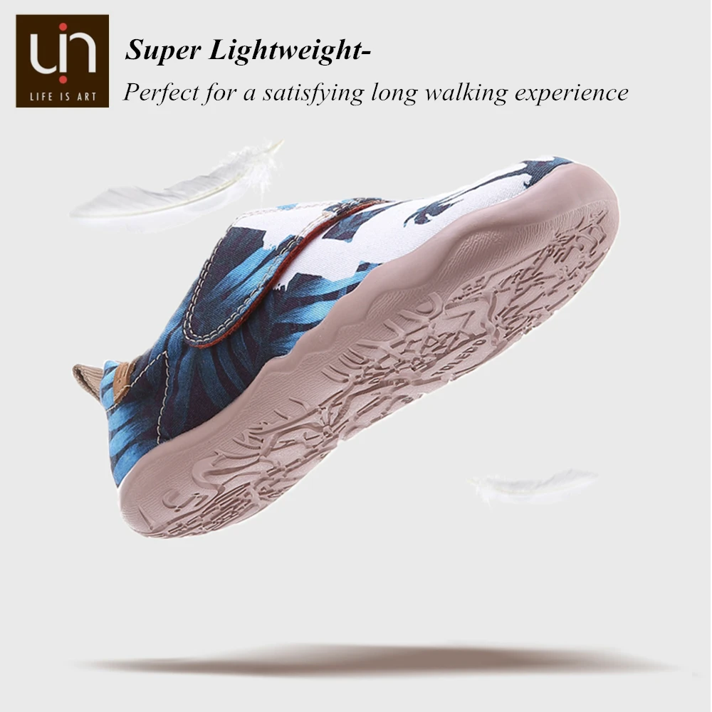 Текстильная повседневная обувь UIN Aloha для подростков мягкая на липучке мальчиков