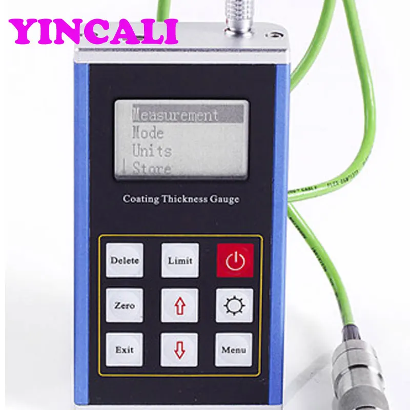 

Coating Thickness Gauge Leeb231 Eddy current High Resolution Metal Shell Rubber Plastic Paint Digital Coating Thickness Tester