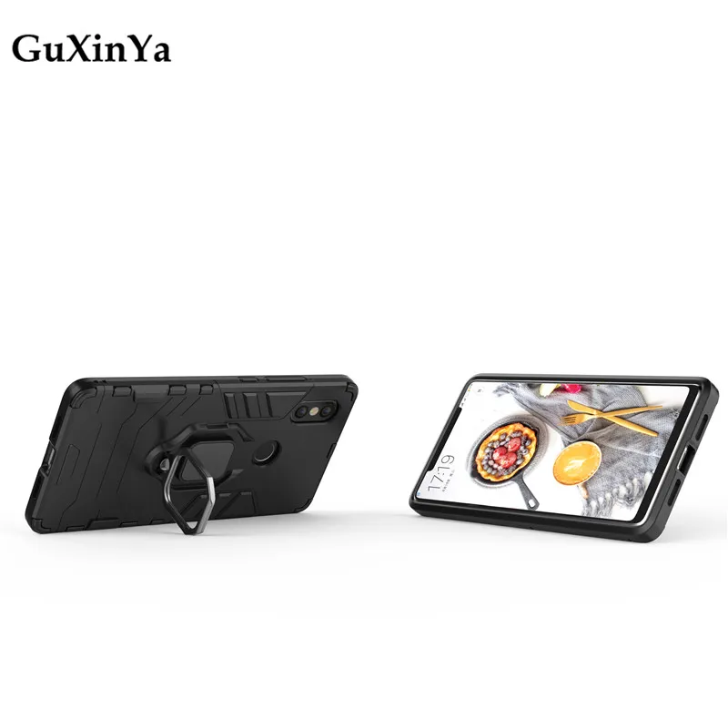 Чехлы для телефонов Guxinya чехол Xiaomi Mi 8 SE роскошная броня крышка с магнитным