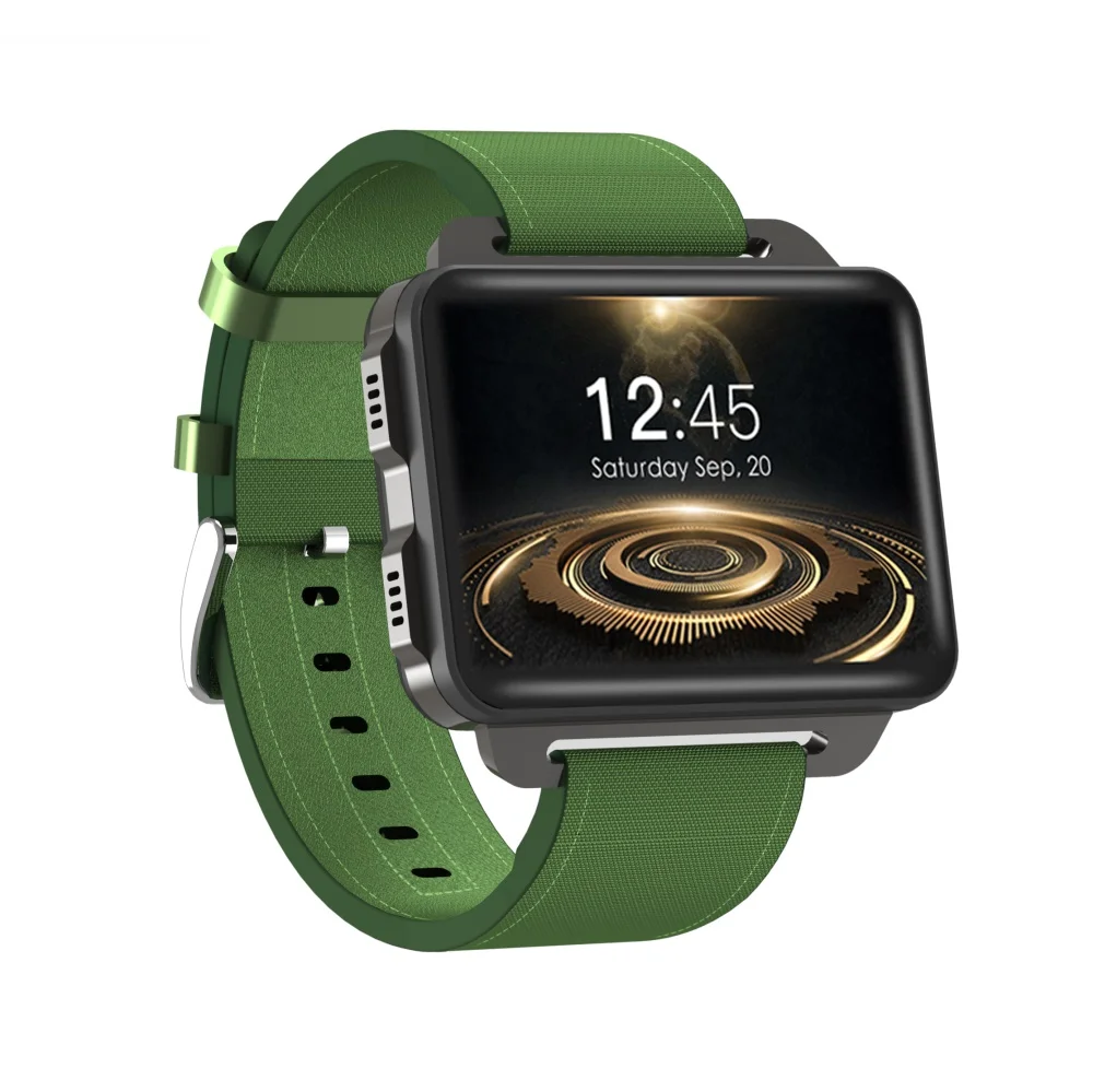 Green 696 DM99 Bluetooth умные часы Wifi Gps 3g Смарт-часы Поддержка sim-карты HD экран Поддержка иврит польский - Цвет: Green