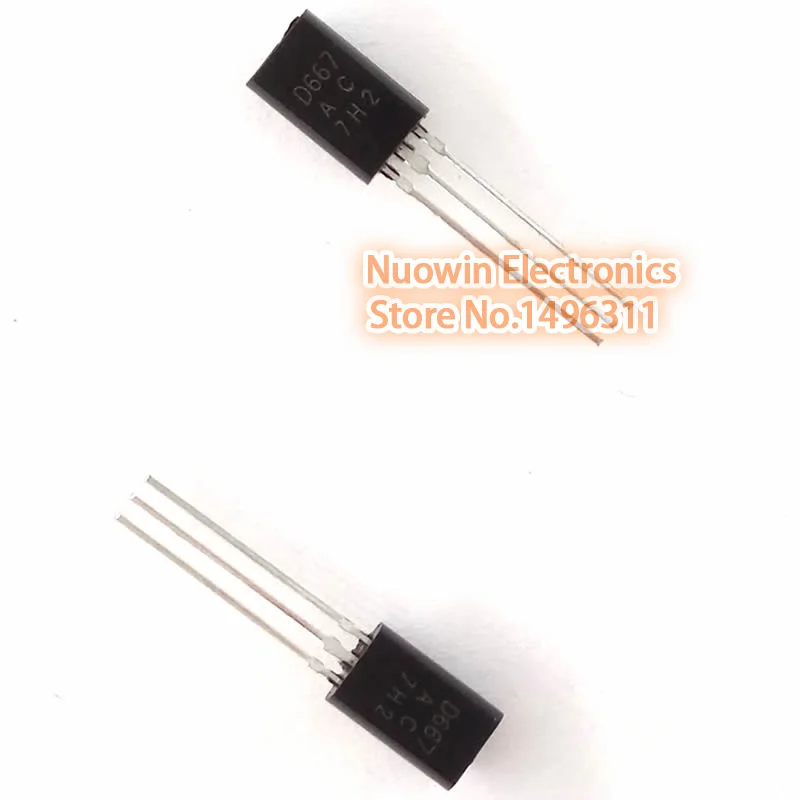 50 шт. 2SD667 D667 TO-92L Пластик-инкапсулировать транзисторы