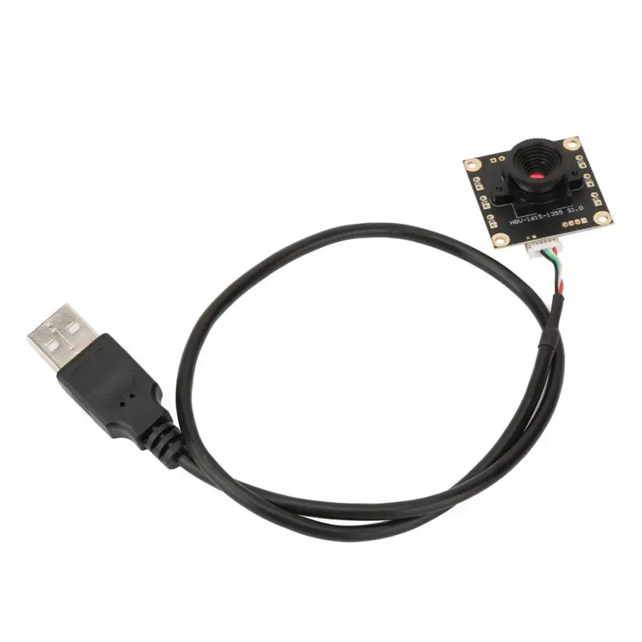 1,3 миллионов пикселей 60 градусов широкоугольный объектив USB камера модуль с HM1355 чип